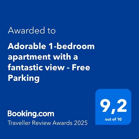 Daire Adorable 1-bedroom With A Fantastic View - Free Parking *