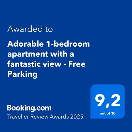 Apartamento Adorable 1-bedroom With A Fantastic View - Free Parking *