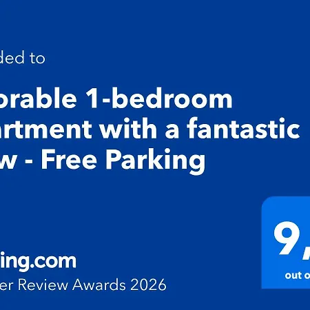 Adorable 1-bedroom With A Fantastic View - Free Parking דירה *